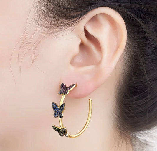 Luxury Women Copper earrings ,exquisite gift