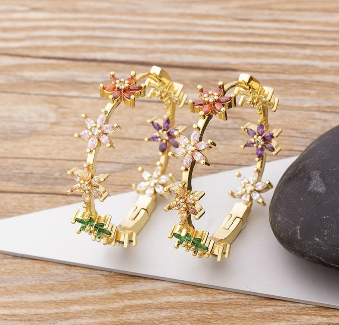 Luxury Women Copper earrings ,exquisite gift