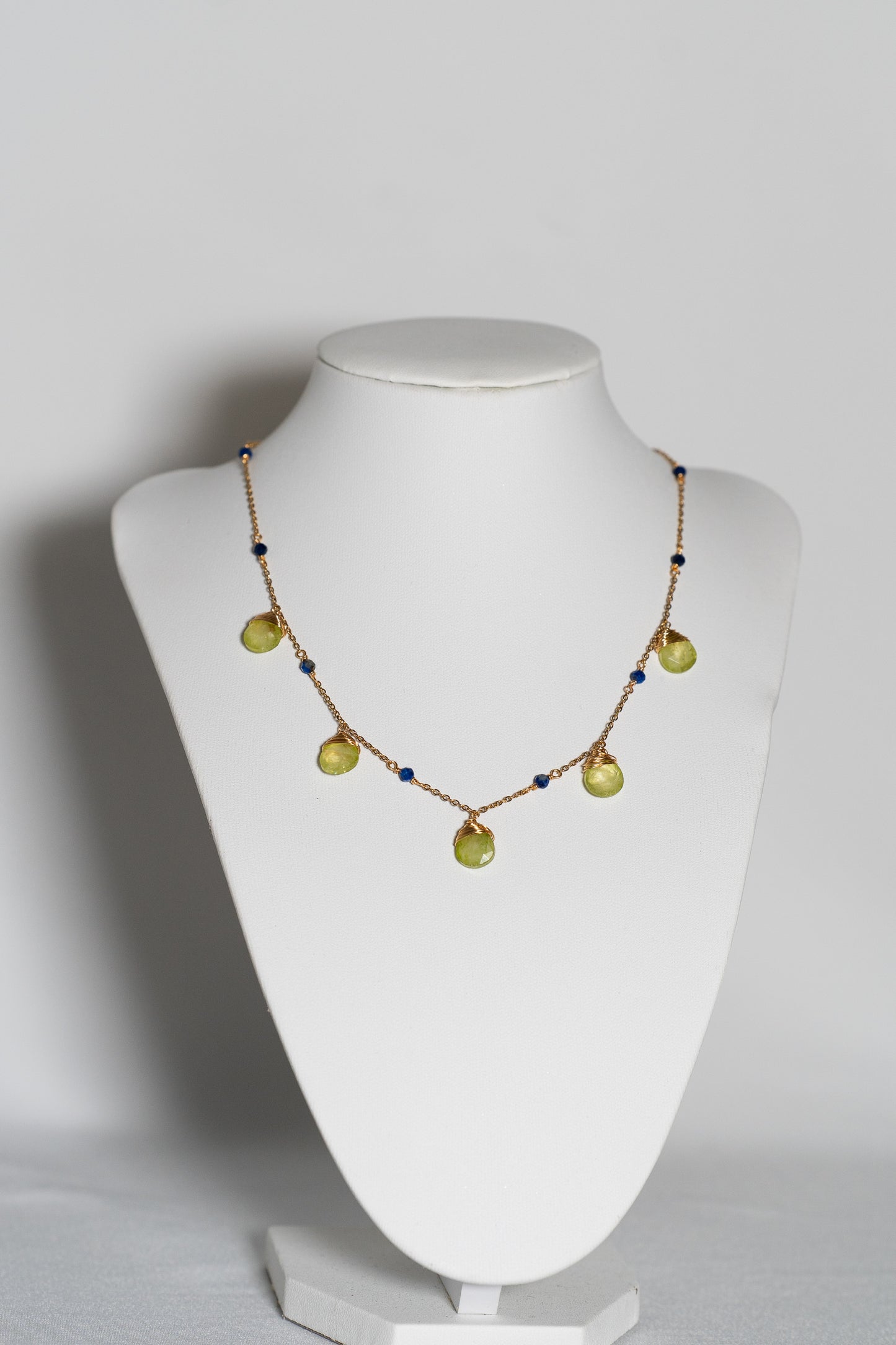 Handmade 18K Gold-Plated Quartz Necklace