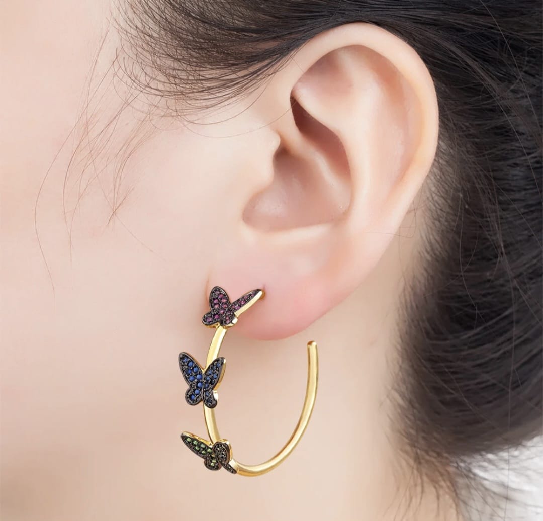 Luxury Women Copper earrings ,exquisite gift