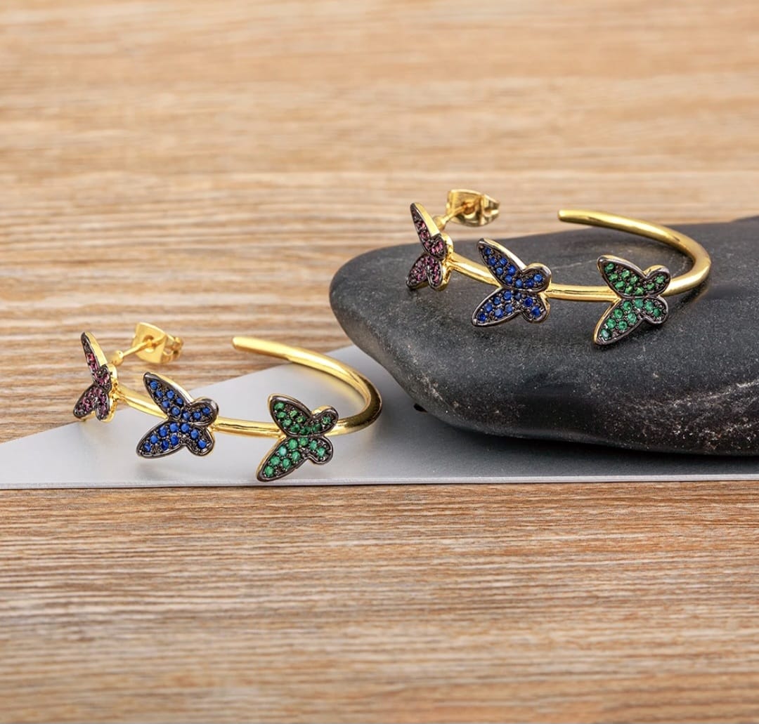 Luxury Women Copper earrings ,exquisite gift