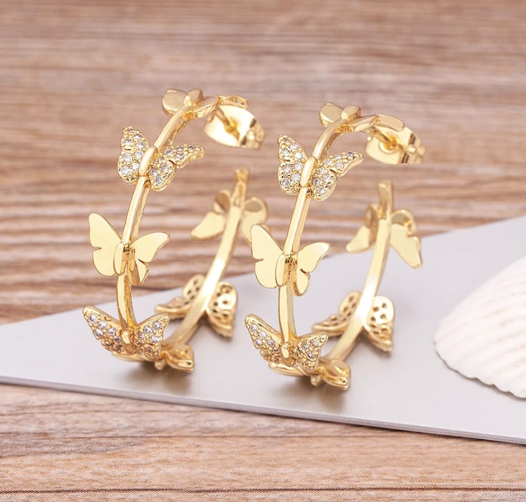 Luxury Women Copper earrings ,exquisite gift