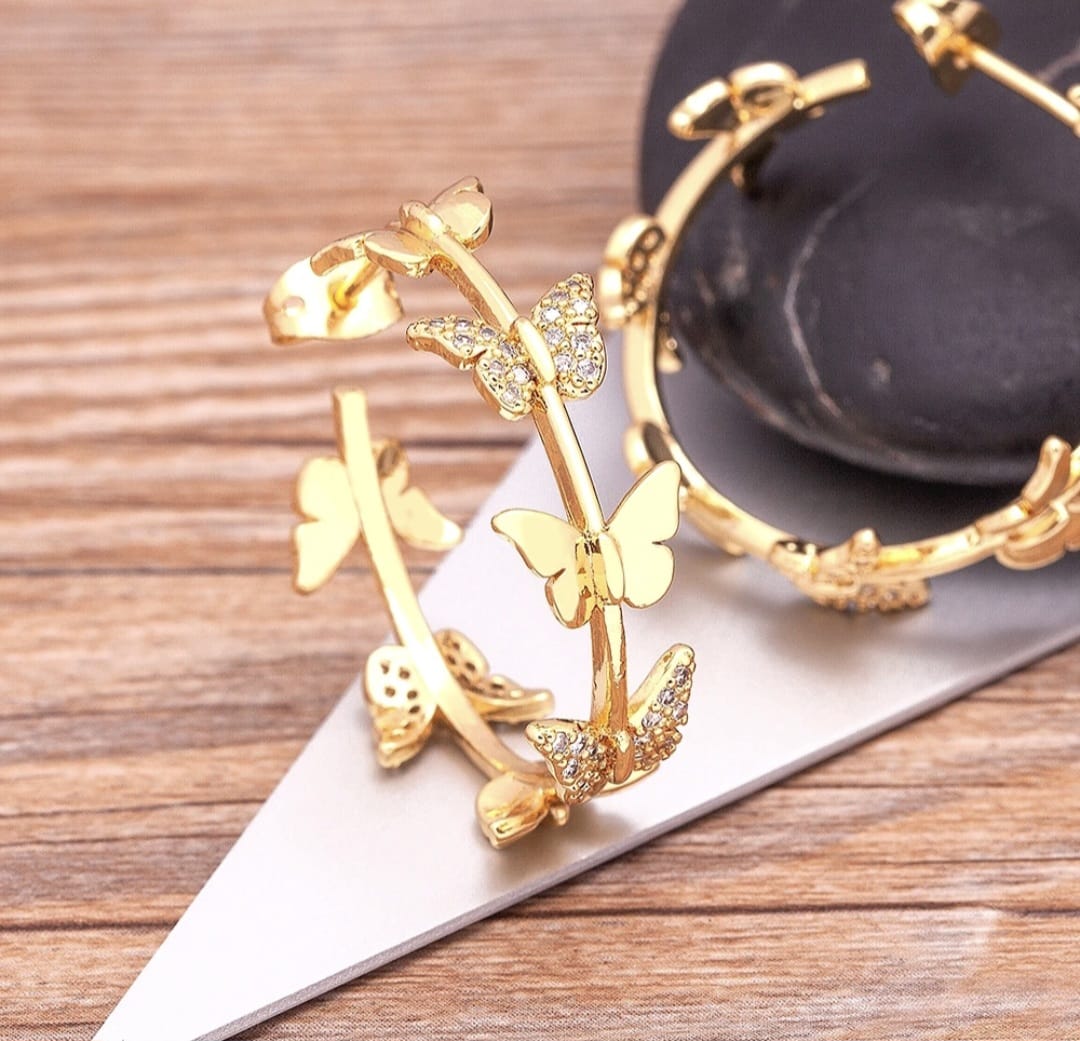 Luxury Women Copper earrings ,exquisite gift