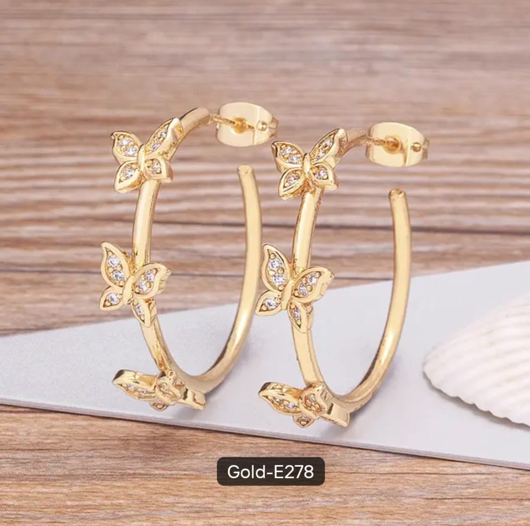 Luxury Women Copper earrings ,exquisite gift
