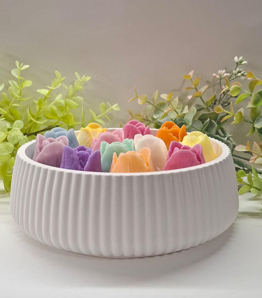 Tulip Colorful Garden Candle – 100% Natural Soy Wax