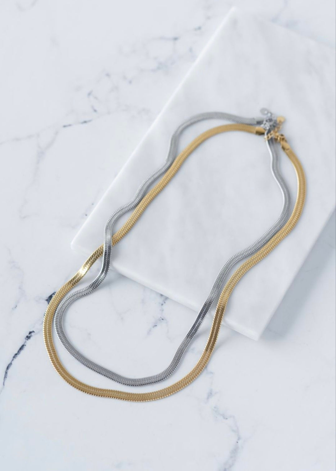 Minimal Snake Chain Necklace – Διαθέσιμο σε Χρυσό & Ασημί