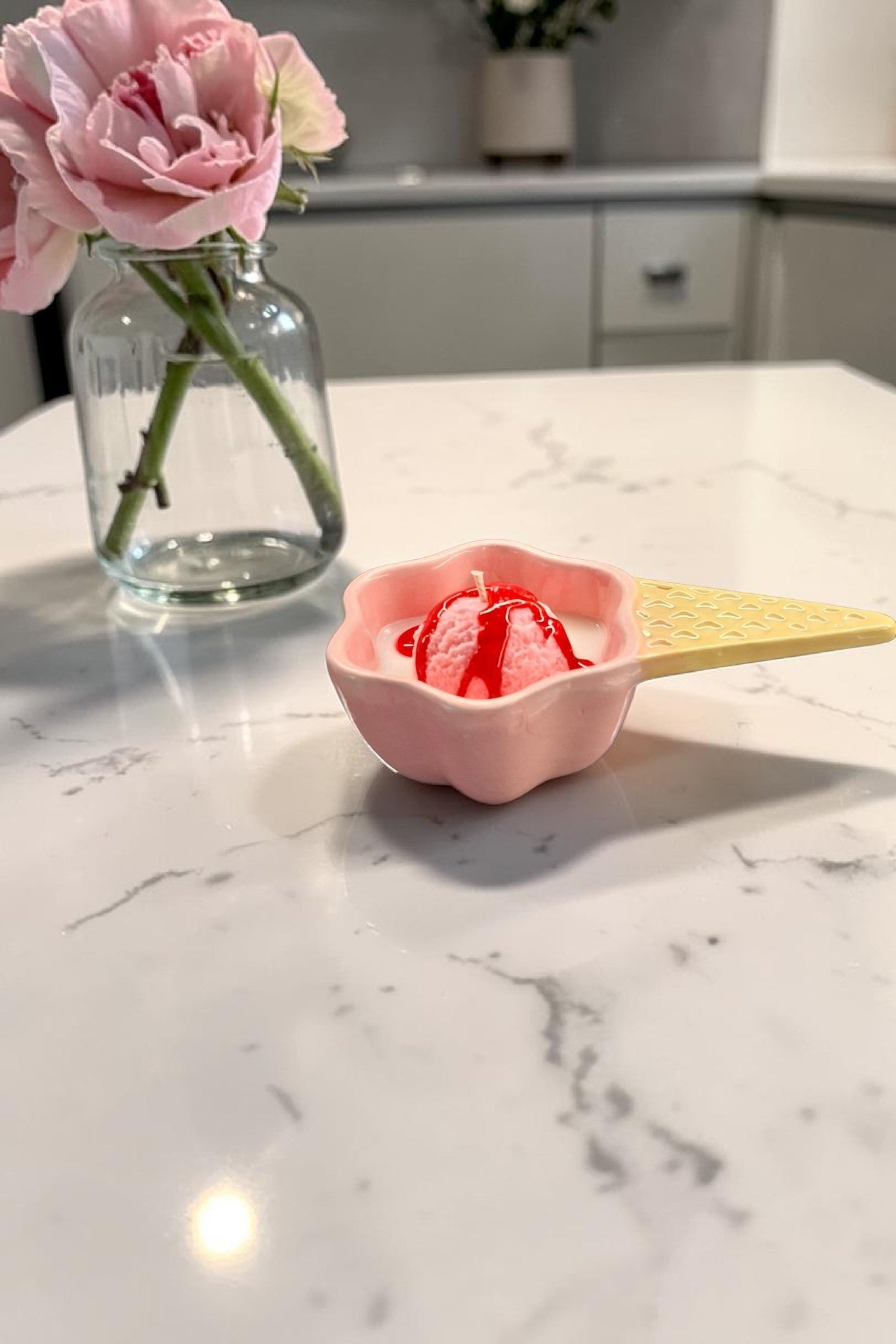 2-in-1 Ice Cream Dessert Candle Set