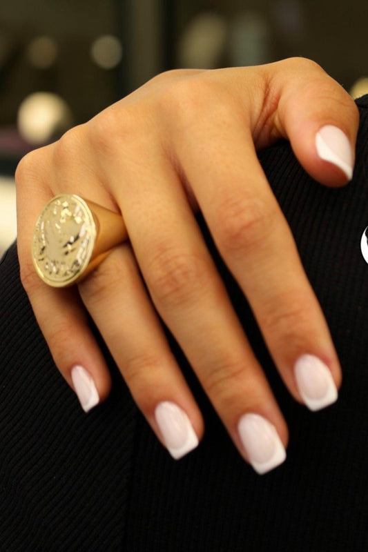 Alexander extraordinary Coin Ring – 24K Gold Plated Ring