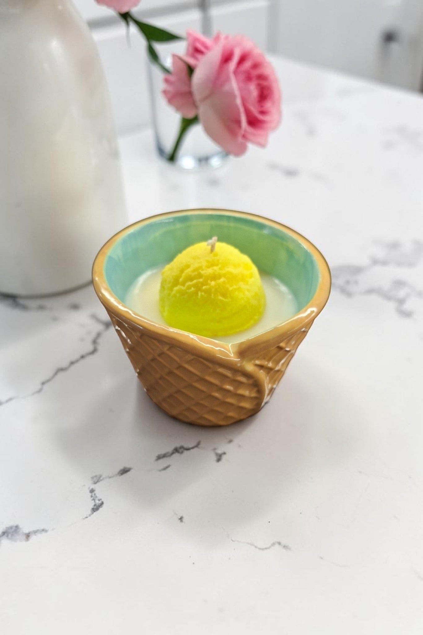 2-in-1 Ice Cream Dessert Candle Set