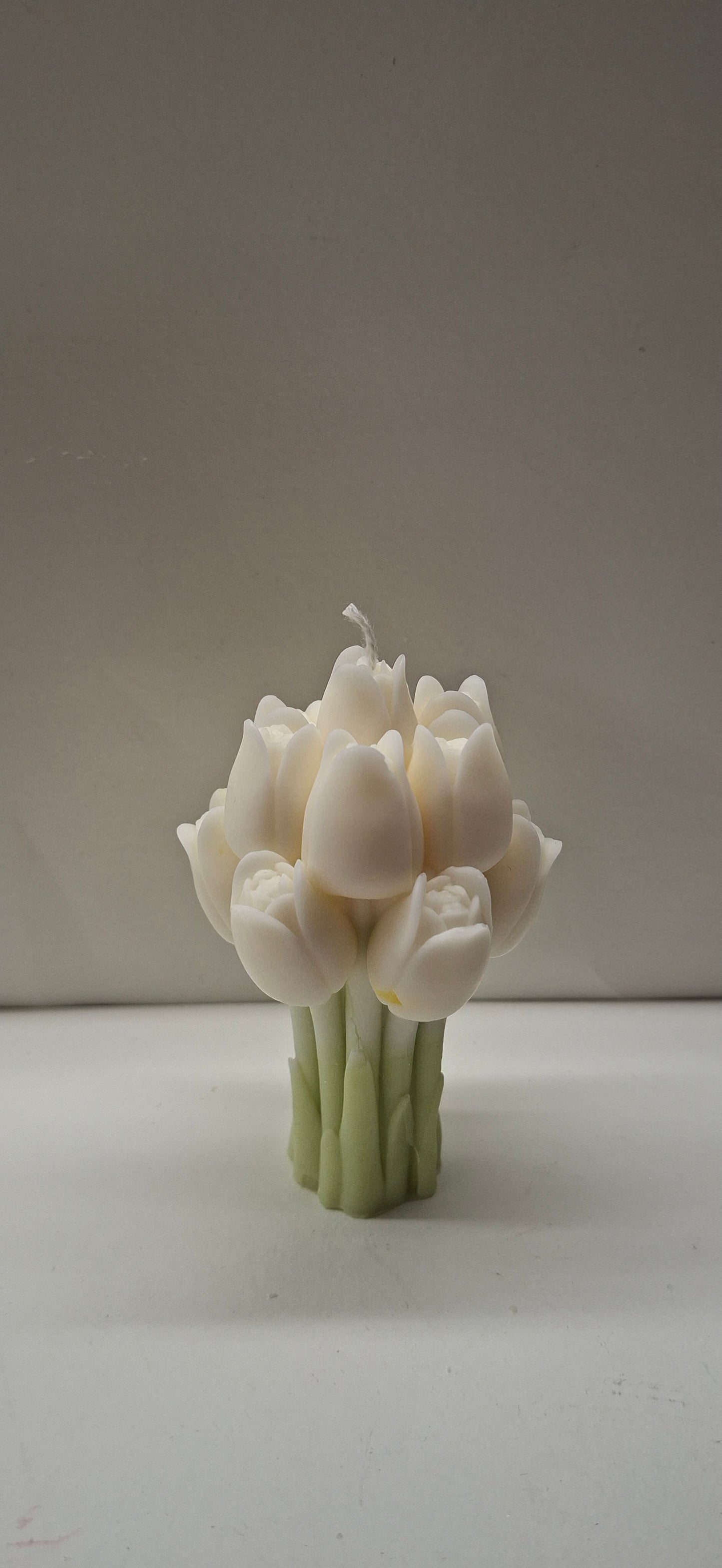 Tulip Bouquet Jar Candle- Choose your color
